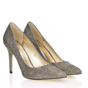 MICHAEL Michael Kors Gold Heels Sophisticated Design